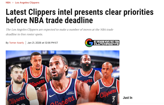 开云体育平台-保罗被裁倒计时？快船兜售两人有意3后卫：祖巴茨要价多个首轮签|克里斯·保罗|克里斯-保罗|德玛尔-德罗赞|克里斯-米德尔顿|洛杉矶快船队_新浪体育_新浪新闻