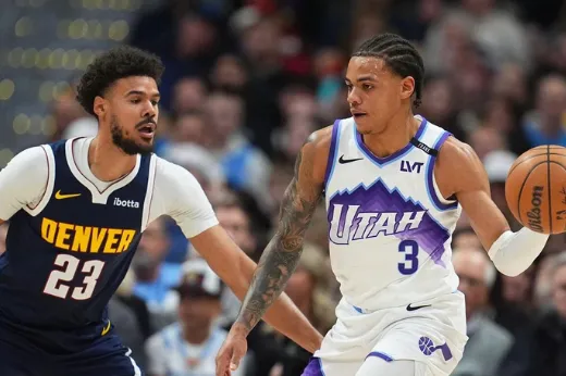 Kaiyun Sports-开云体育-客场险胜！掘金本赛季双杀爵士，3月28日两队将再度对决