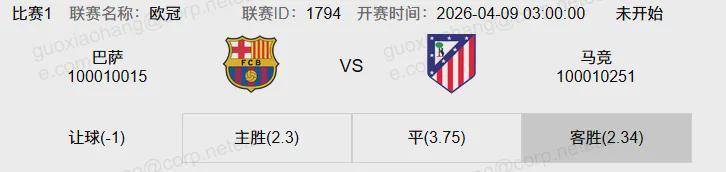 Kaiyun Sports-开云体育-欧冠1/4决赛首回合 巴萨能否再次击败马竞？